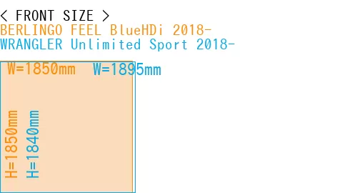 #BERLINGO FEEL BlueHDi 2018- + WRANGLER Unlimited Sport 2018-